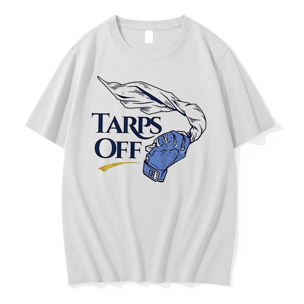 Official Tampa Bay Baseball Tarps Off Jpg - Adult & Kids T-Shirts, Sweatshirts & Hoodies apparel design preview 1