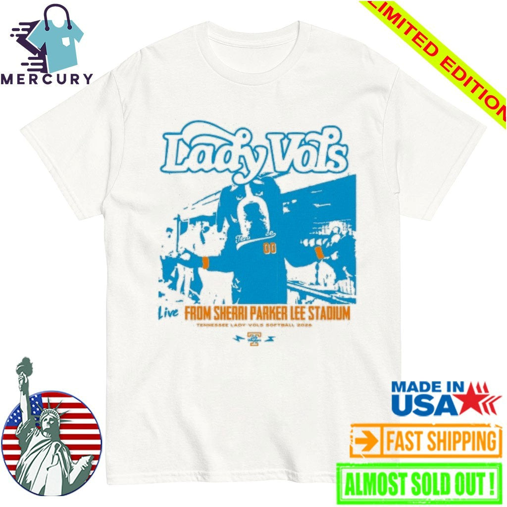 Tennessee Lady Vols Softball 2026 Live From Sherri - Adult & Kids T-Shirts, Sweatshirts & Hoodies apparel design preview 1