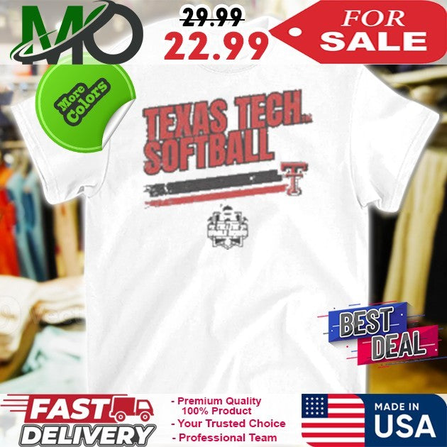 Texas Tech Red Raiders Softball Women's College World - Adult & Kids T-Shirts, Sweatshirts & Hoodies apparel design preview 1
