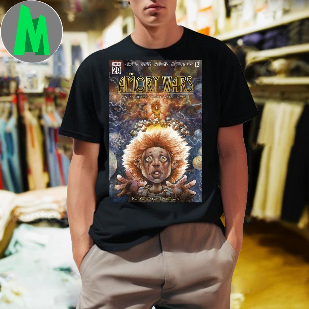 The Amory Wars No World For Tomorrow Comic Book Cover - Adult & Kids T-Shirts, Sweatshirts & Hoodies apparel design preview 1
