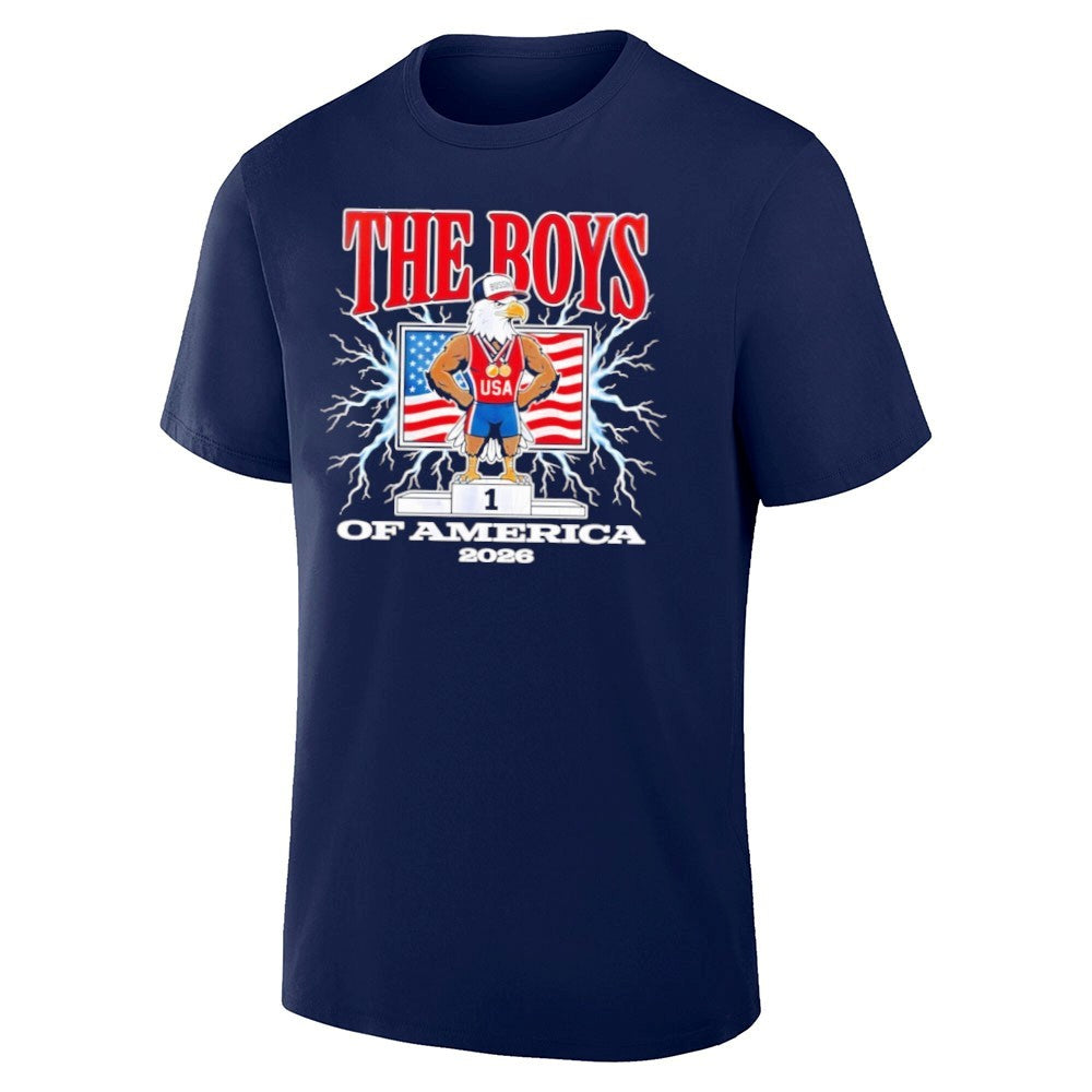 The Boys 1 Of America 2026 - Adult & Kids T-Shirts, Sweatshirts & Hoodies apparel design preview 1