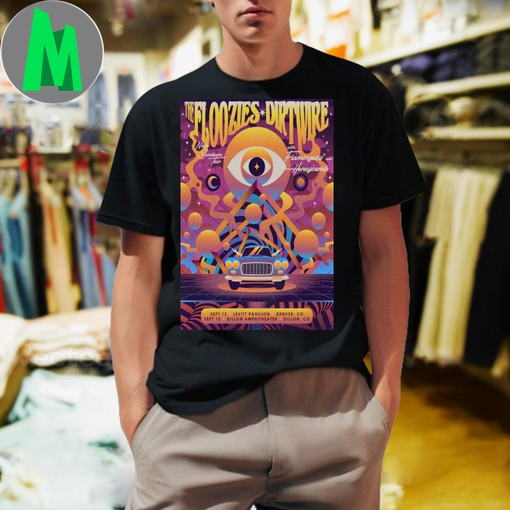 The Floozies Dirtwire Neon Sundown Tour 2025 Concert - Adult & Kids T-Shirts, Sweatshirts & Hoodies apparel design preview 1