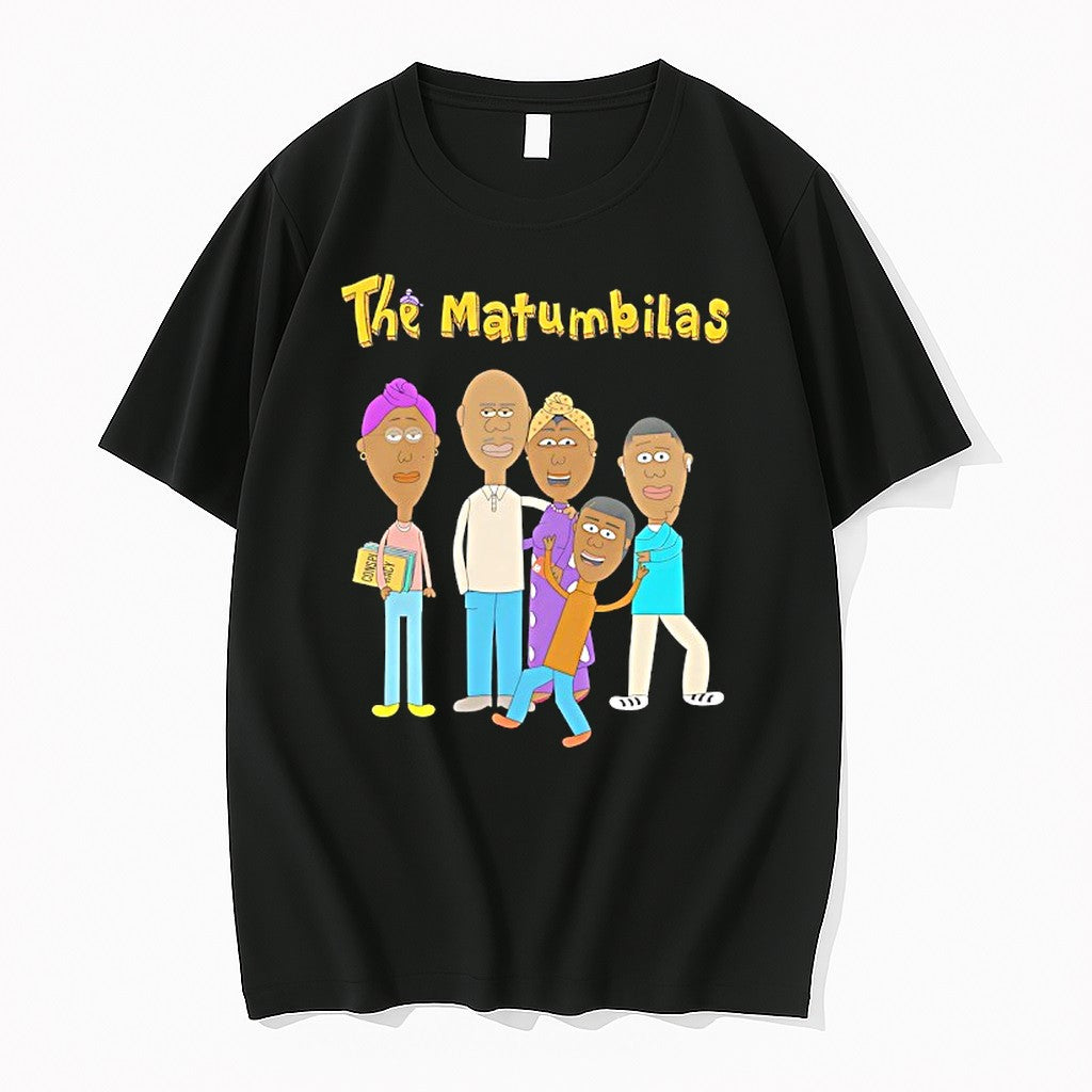Official The Matumbilas Family Cartoon Conspiracy - Adult & Kids T-Shirts, Sweatshirts & Hoodies apparel design preview 1