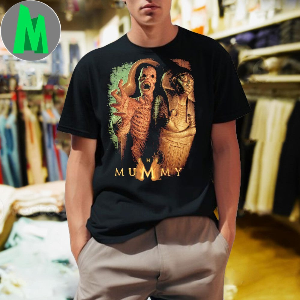 The Mummy (1999) Ancient Evil Horror Movie Graphic - Adult & Kids T-Shirts, Sweatshirts & Hoodies apparel design preview 1