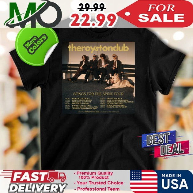 The Royston Club Songs For Spine Tour - Adult & Kids T-Shirts, Sweatshirts & Hoodies apparel design preview 1