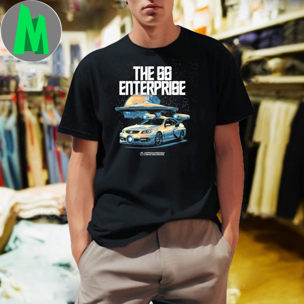 The SS Enterprise Car Space Graphic - Adult & Kids T-Shirts, Sweatshirts & Hoodies apparel design preview 1