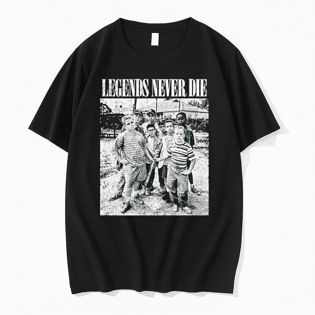 Official The Sandlot Baseball Squad Crew Legends - Adult & Kids T-Shirts, Sweatshirts & Hoodies apparel design preview 1
