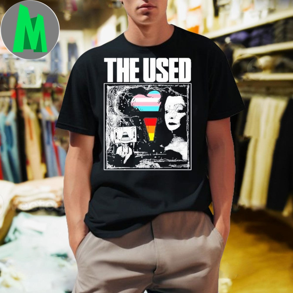 The Used Pride Month 2025 LGBTQ+ Band Fan - Adult & Kids T-Shirts, Sweatshirts & Hoodies apparel design preview 1