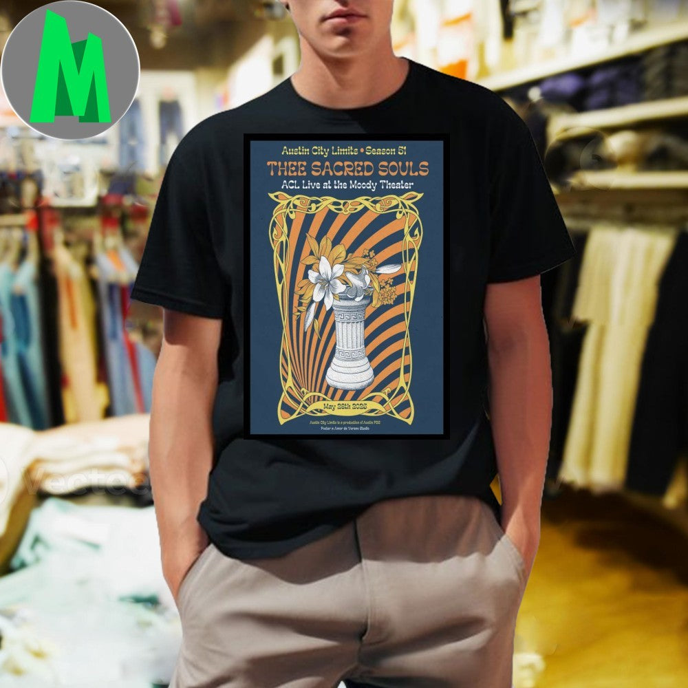 Thee Sacred Souls ACL Live at The Moody Theater 2025 - Adult & Kids T-Shirts, Sweatshirts & Hoodies apparel design preview 1
