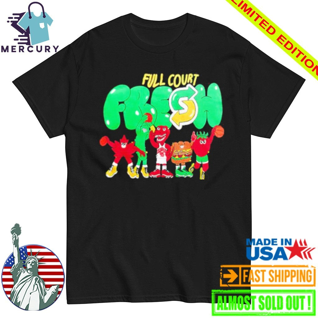 Toronto Raptors Full Court Fresh - Adult & Kids T-Shirts, Sweatshirts & Hoodies apparel design preview 1
