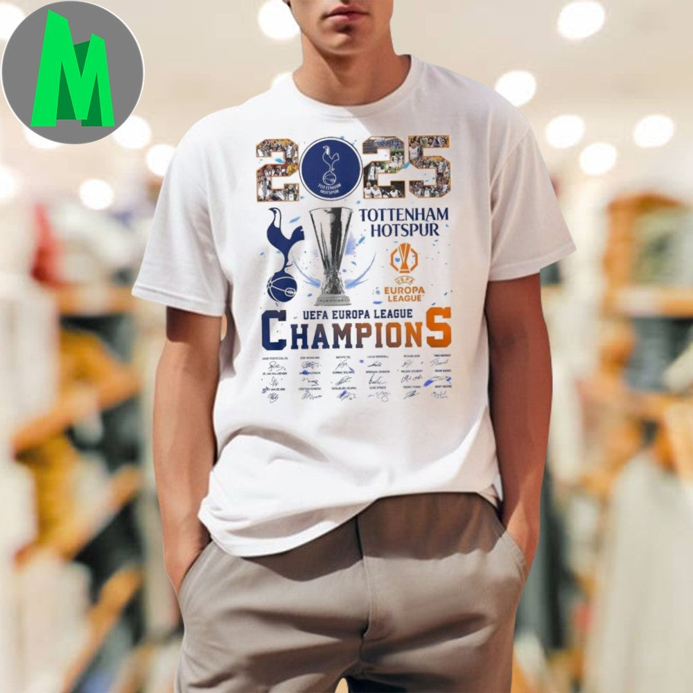 Tottenham Hotspur 2025 UEFA Europa League Champions - Adult & Kids T-Shirts, Sweatshirts & Hoodies apparel design preview 1