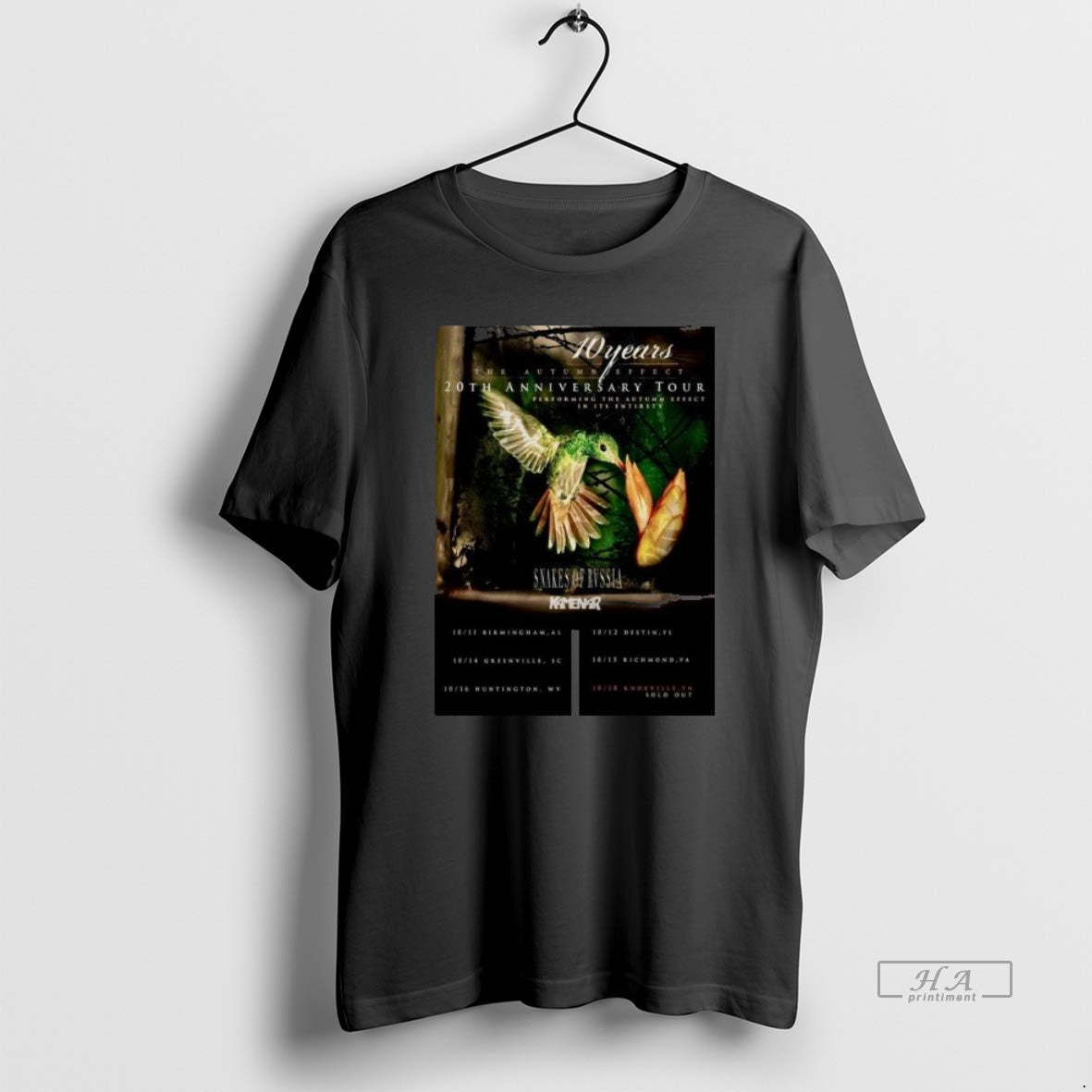 Official Trendy 10 Years The Autumn Effect 10th - Adult & Kids T-Shirts, Sweatshirts & Hoodies apparel design preview 1