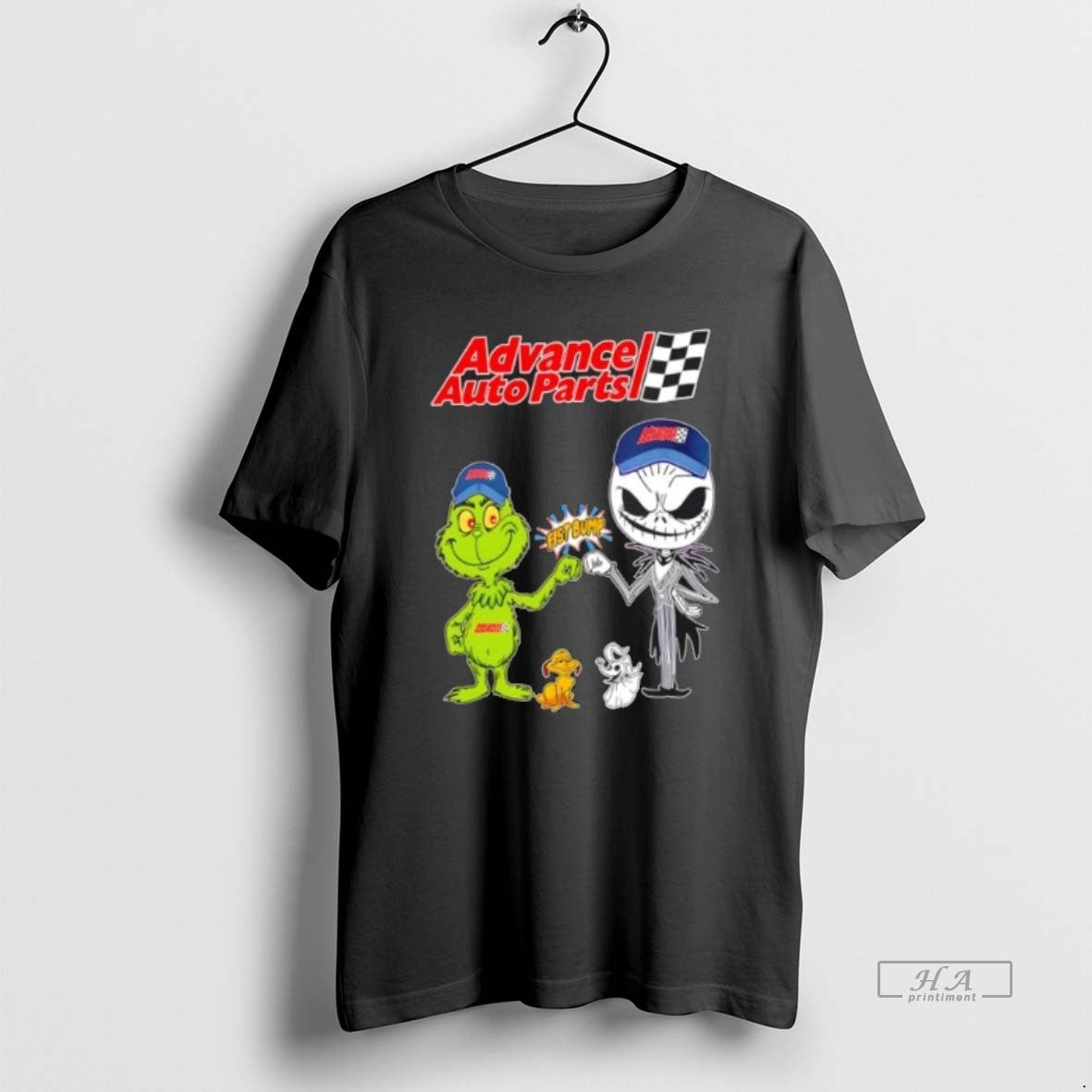 Official Trendy Advance Auto Parts X Grinch And Jack - Adult & Kids T-Shirts, Sweatshirts & Hoodies apparel design preview 1