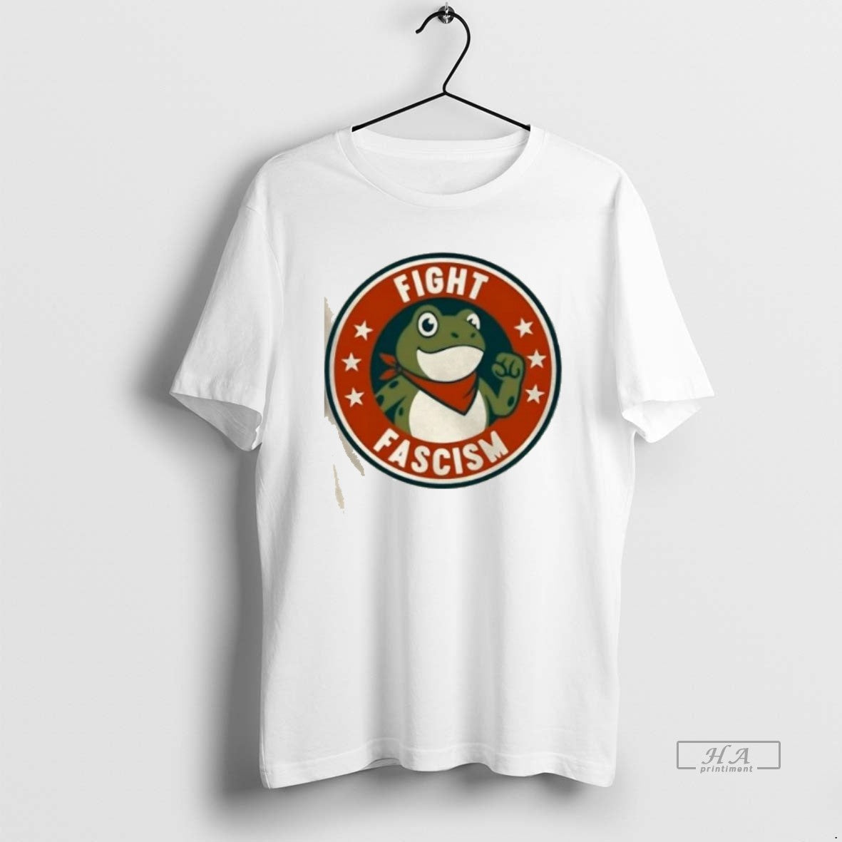 Official Trendy Amphibian Resist Frog Fight Fascism - Adult & Kids T-Shirts, Sweatshirts & Hoodies apparel design preview 1