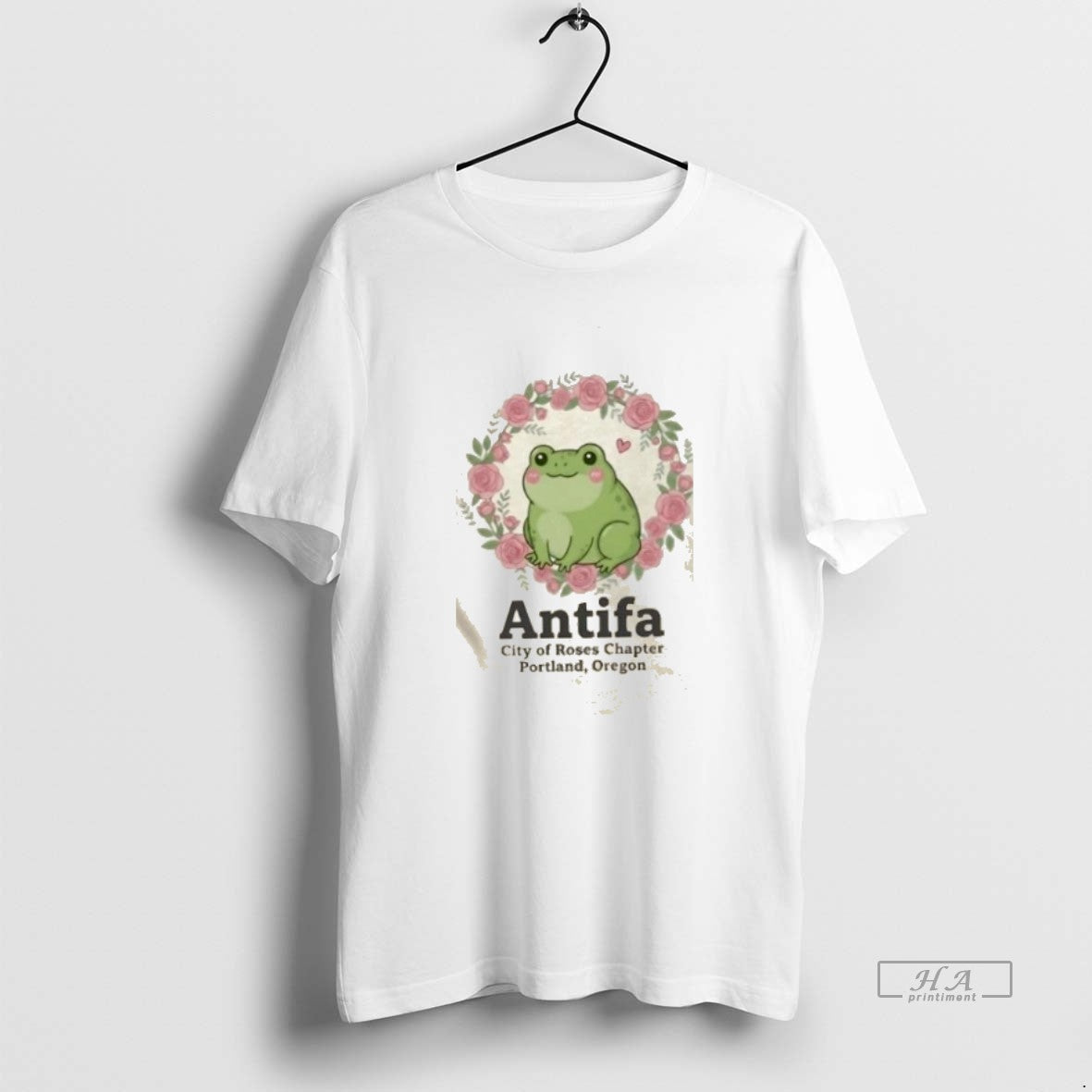 Official Trendy Antifa City Of Roses Chapter Portland - Adult & Kids T-Shirts, Sweatshirts & Hoodies apparel design preview 1