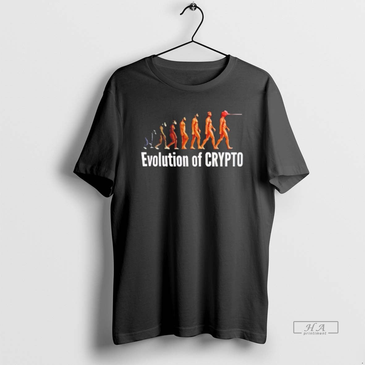 Official Trendy Evolution Of Crypto - Adult & Kids T-Shirts, Sweatshirts & Hoodies apparel design preview 1