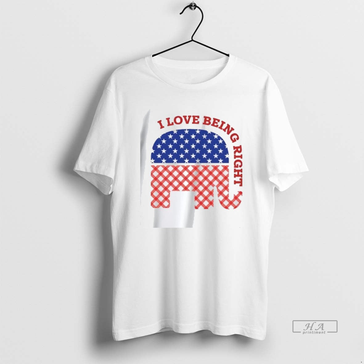 Official Trendy I Love Being Right Gop Elephant - Adult & Kids T-Shirts, Sweatshirts & Hoodies apparel design preview 1