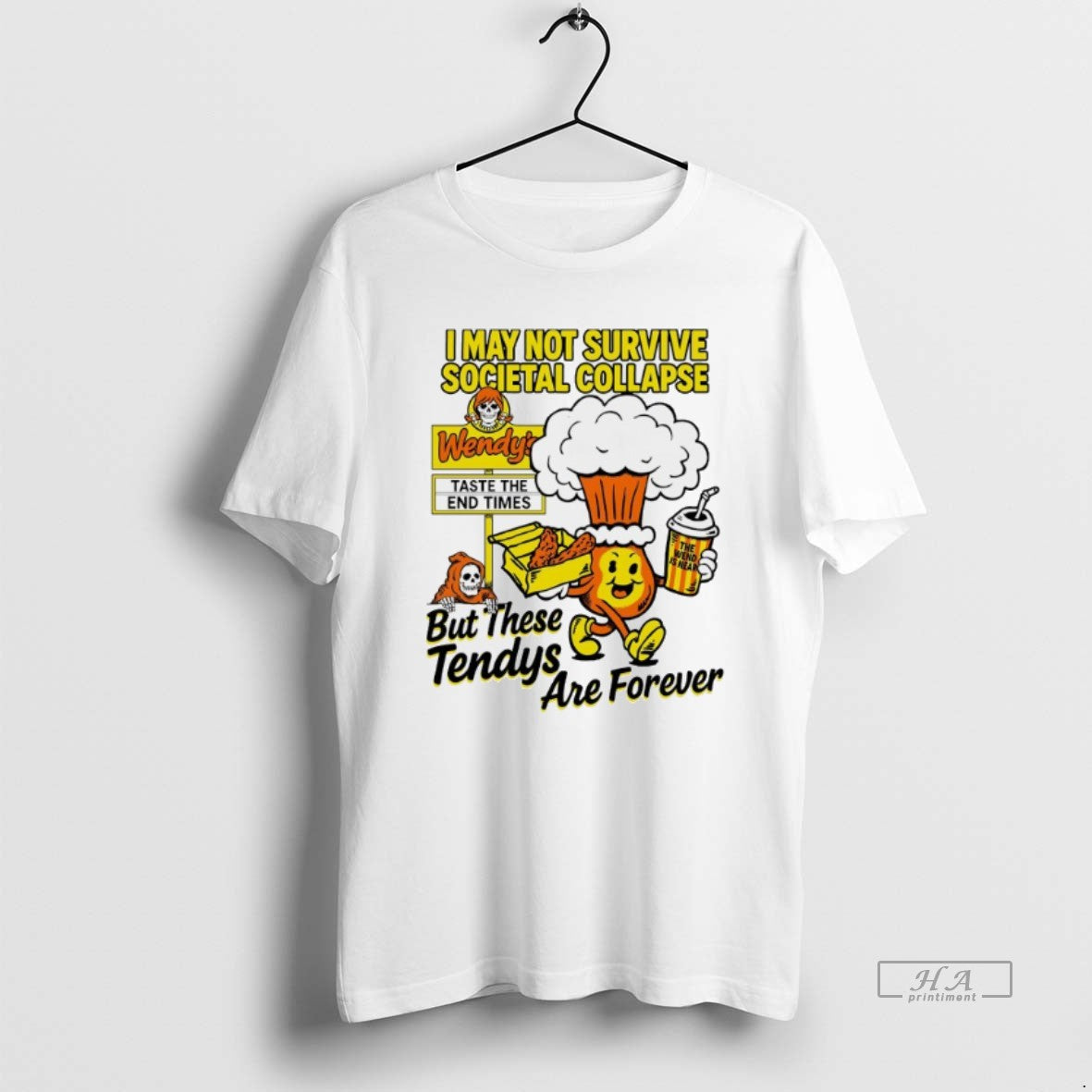 Official Trendy I May Not Survive Societal Collapse - Adult & Kids T-Shirts, Sweatshirts & Hoodies apparel design preview 1