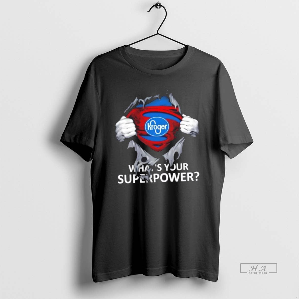 Official Trendy Kroger Whats Your Superpower - Adult & Kids T-Shirts, Sweatshirts & Hoodies apparel design preview 1