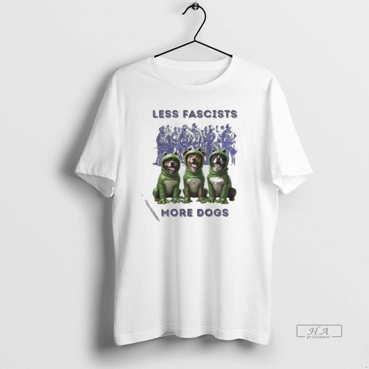 Official Trendy Less Fascists More Dogs - Adult & Kids T-Shirts, Sweatshirts & Hoodies apparel design preview 1