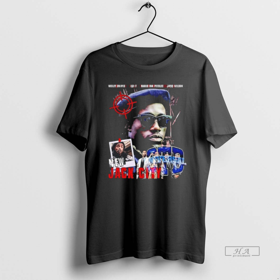 Official Trendy New Jack City Wesley Snipes Ice T - Adult & Kids T-Shirts, Sweatshirts & Hoodies apparel design preview 1