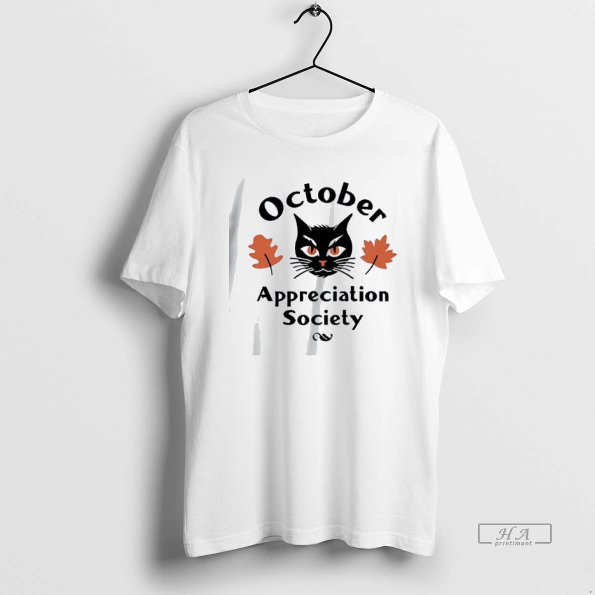 Official Trendy October Appreciation Society Black - Adult & Kids T-Shirts, Sweatshirts & Hoodies apparel design preview 1