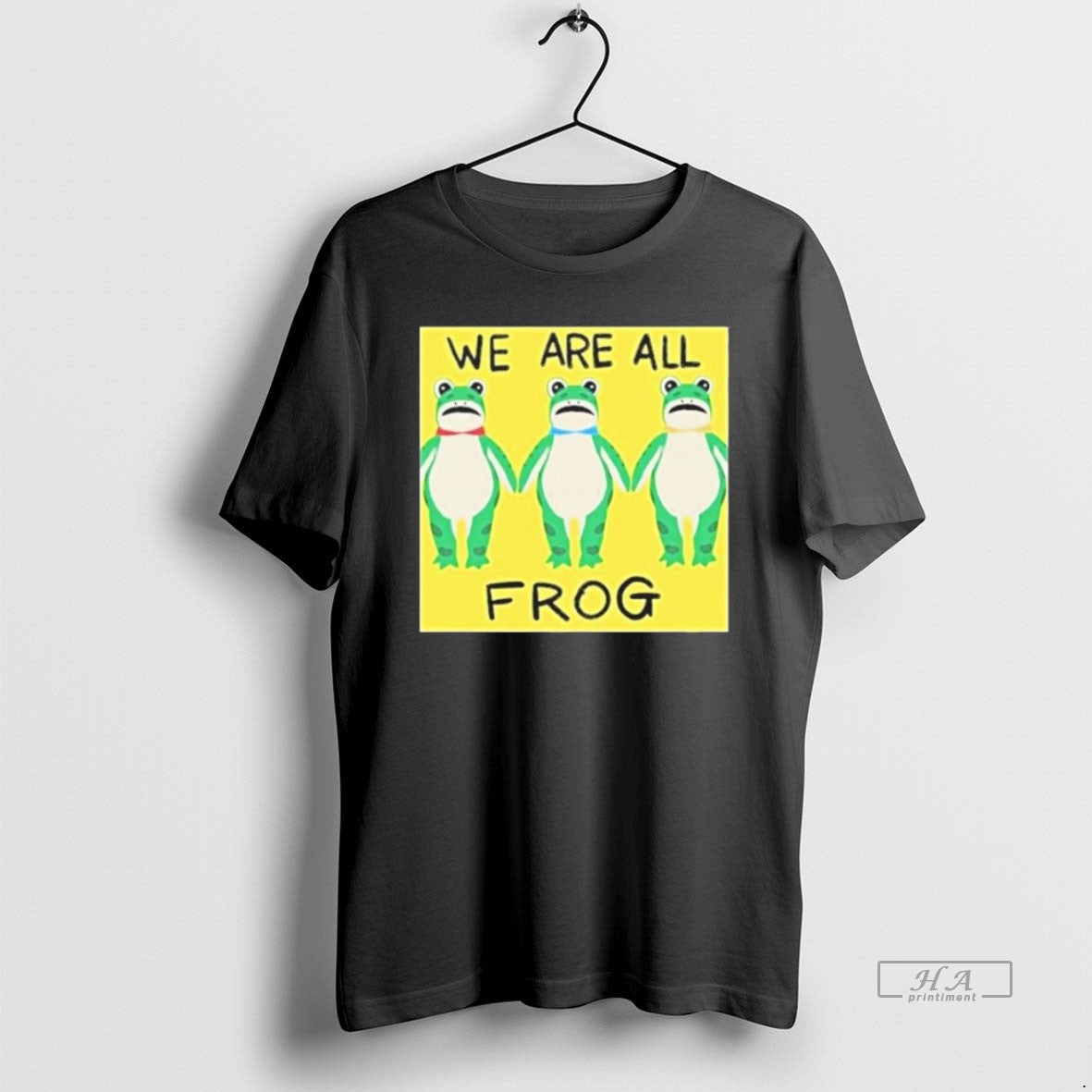 Official Trendy Portland Frog We Are All - Adult & Kids T-Shirts, Sweatshirts & Hoodies apparel design preview 1
