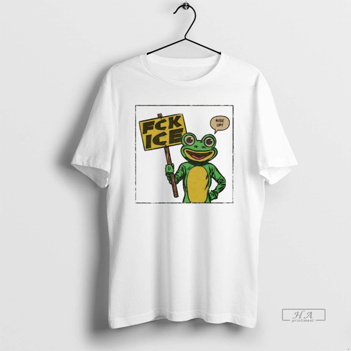 Official Trendy Portland Frog Fuck Ice Rise Up - Adult & Kids T-Shirts, Sweatshirts & Hoodies apparel design preview 1