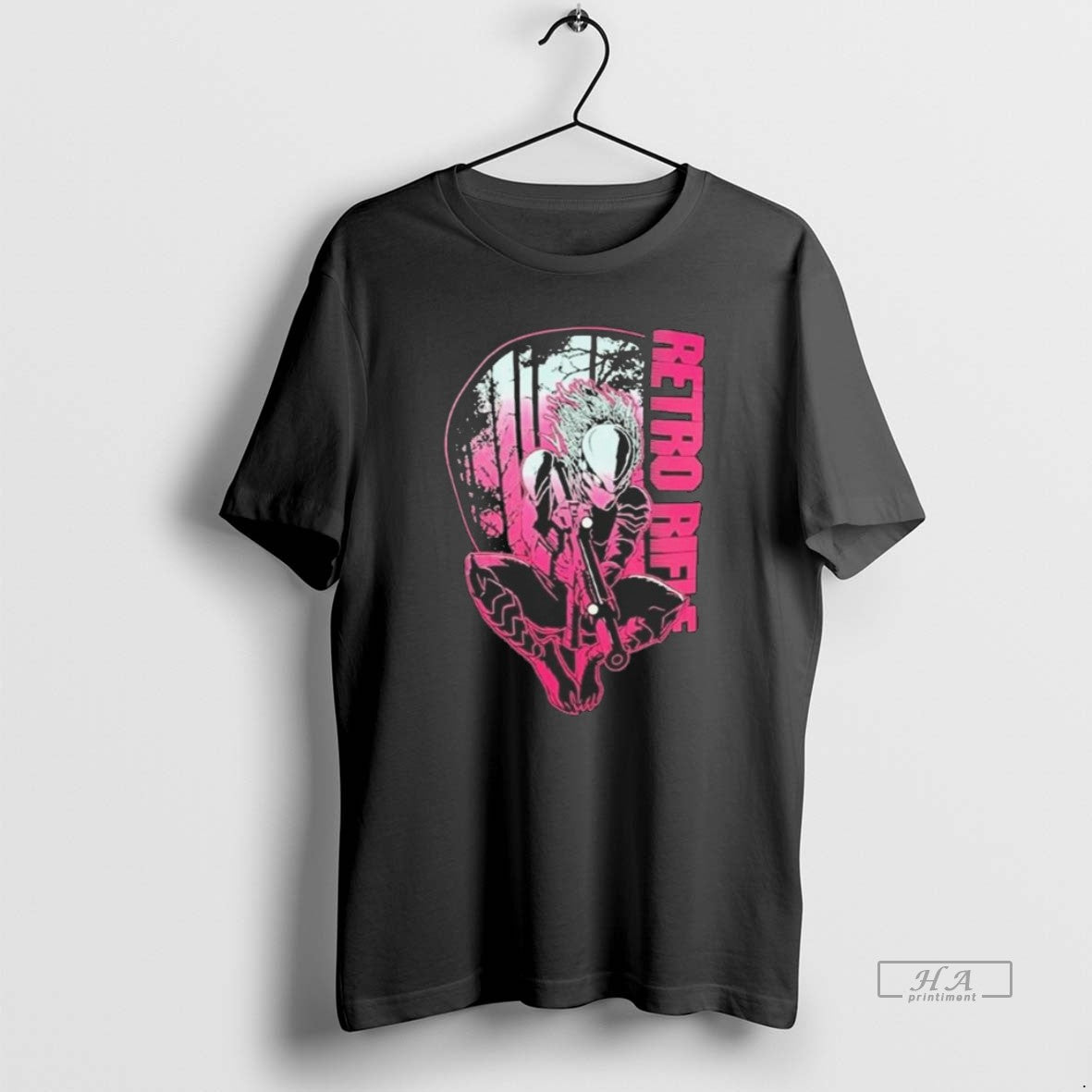 Official Trendy Retro Rifle Get To The Chopper 2025 - Adult & Kids T-Shirts, Sweatshirts & Hoodies apparel design preview 1