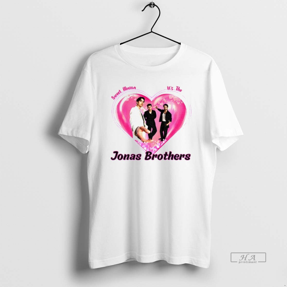 Official Trendy Sweet Mama Its The Jonas Brothers - Adult & Kids T-Shirts, Sweatshirts & Hoodies apparel design preview 1