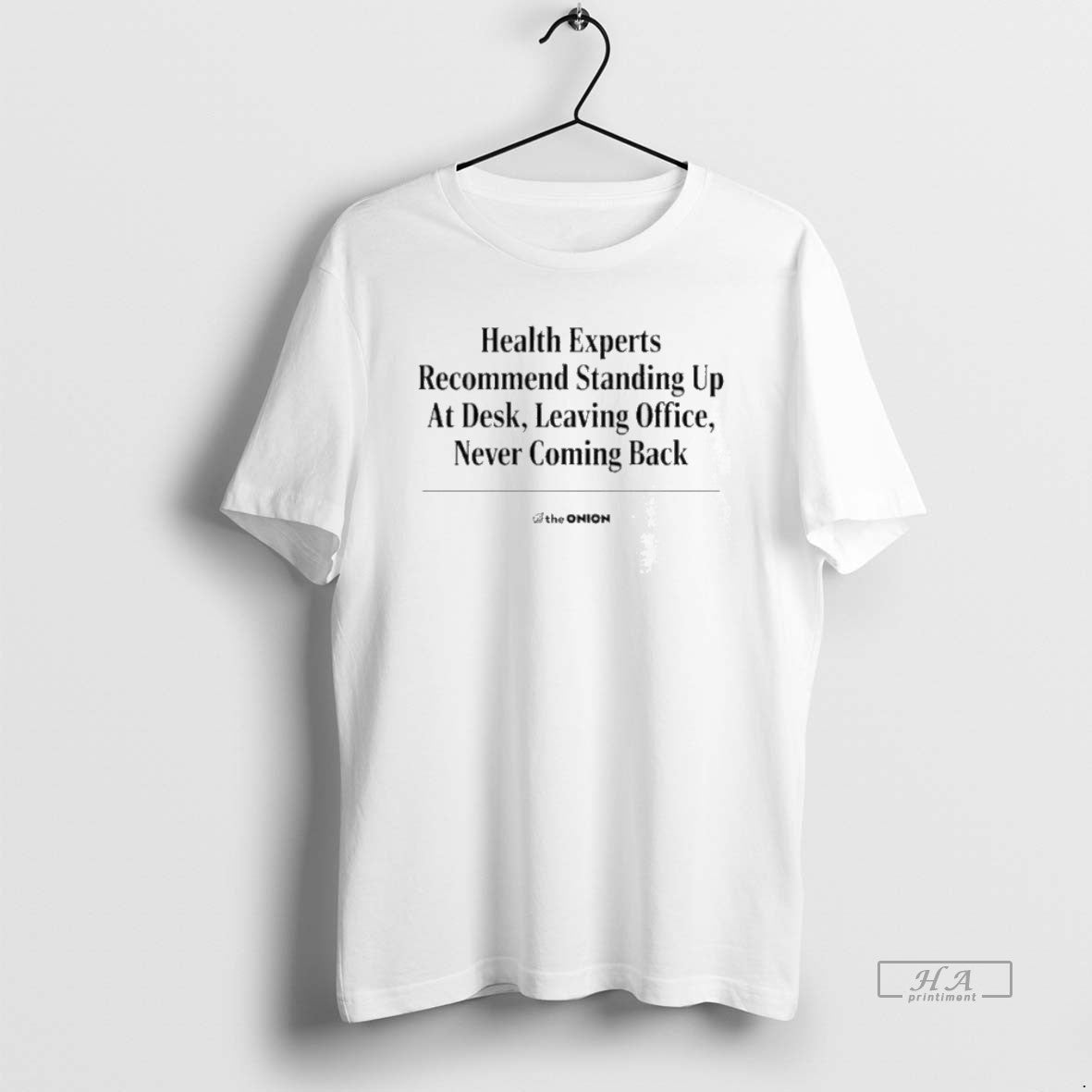 Official Trendy The Onion Health Experts Recommend - Adult & Kids T-Shirts, Sweatshirts & Hoodies apparel design preview 1