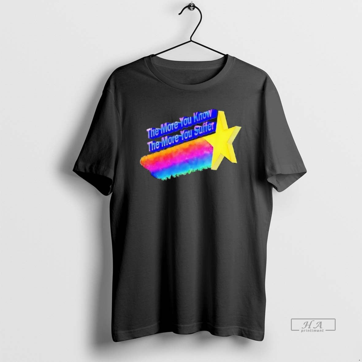 Official Trendy The More You Know Suffer - Adult & Kids T-Shirts, Sweatshirts & Hoodies apparel design preview 1