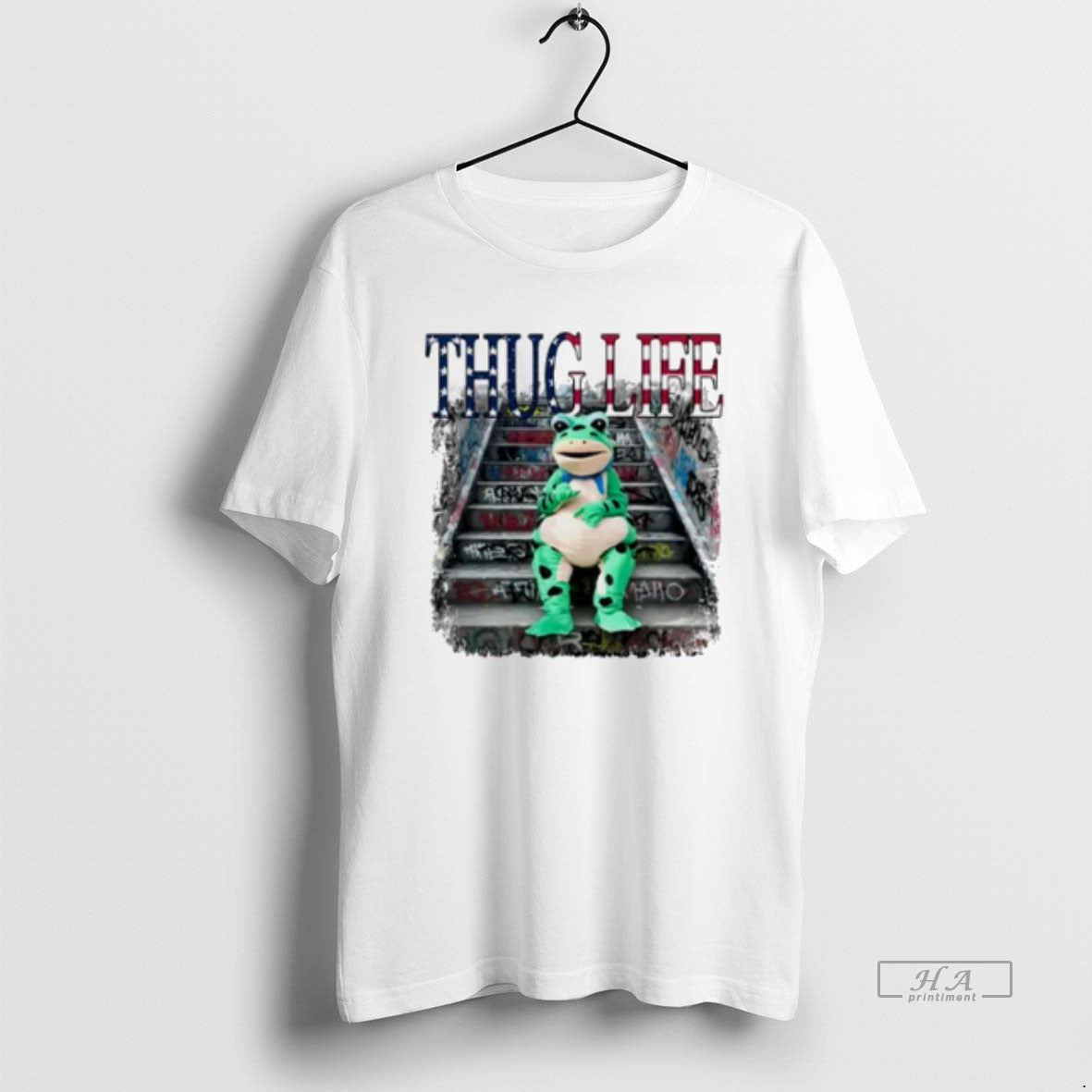 Official Trendy Thug Life Portland Frog Protest - Adult & Kids T-Shirts, Sweatshirts & Hoodies apparel design preview 1