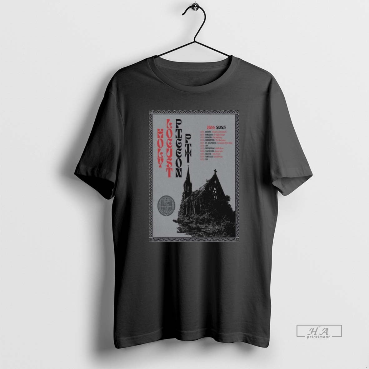 Official Trendy I9xt1rm0 Holy Locust Pigeon Pit Fall - Adult & Kids T-Shirts, Sweatshirts & Hoodies apparel design preview 1