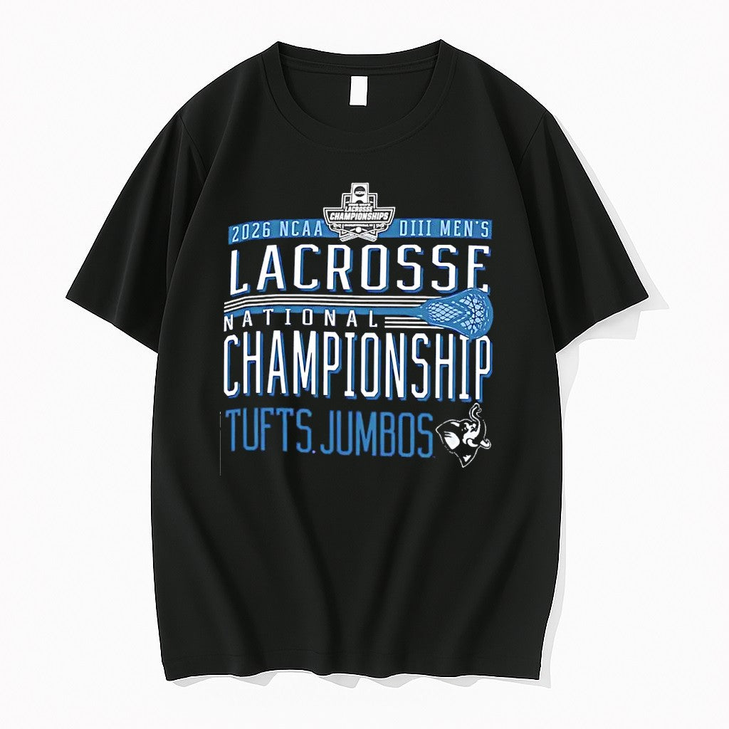 Official Tufts Jumbos Ncaa Division Iii Mens Lacrosse - Adult & Kids T-Shirts, Sweatshirts & Hoodies apparel design preview 1