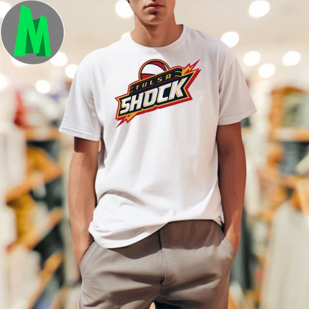 Tulsa Shock WNBA Team Logo Basketball - Adult & Kids T-Shirts, Sweatshirts & Hoodies apparel design preview 1
