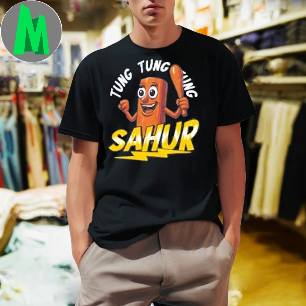 Tung Sahur Indonesian Drum - Adult & Kids T-Shirts, Sweatshirts & Hoodies apparel design preview 1