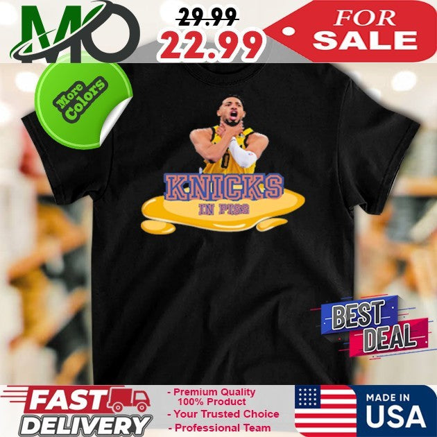 Tyrese Haliburton Knicks In Piss Choke Funny - Adult & Kids T-Shirts, Sweatshirts & Hoodies apparel design preview 1