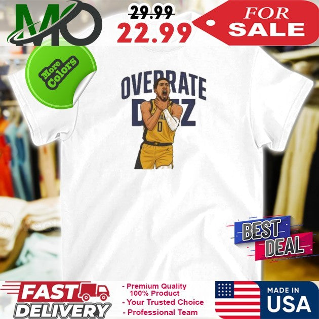 Tyrese Haliburton Overrate Deez Funny Choke Meme - Adult & Kids T-Shirts, Sweatshirts & Hoodies apparel design preview 1