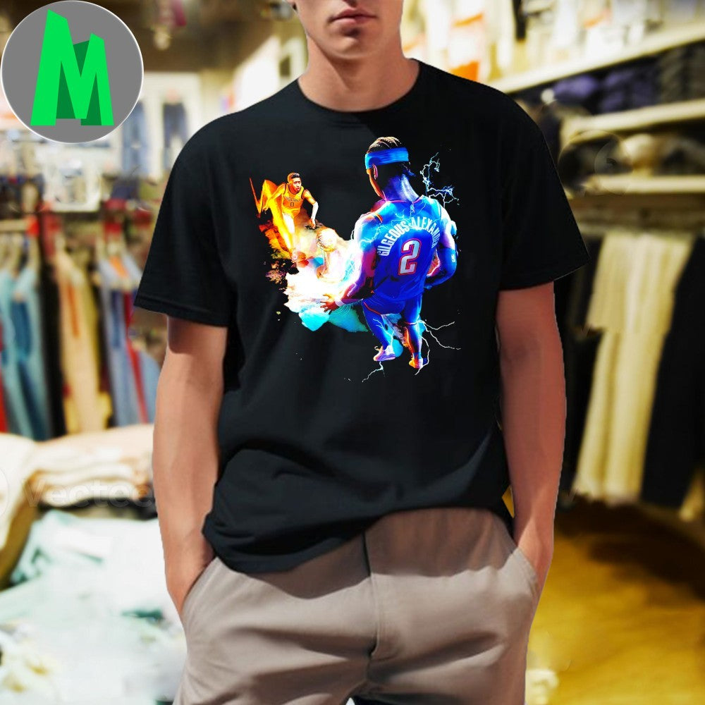 Tyrese Haliburton Shai Gilgeous-Alexander NBA - Adult & Kids T-Shirts, Sweatshirts & Hoodies apparel design preview 1
