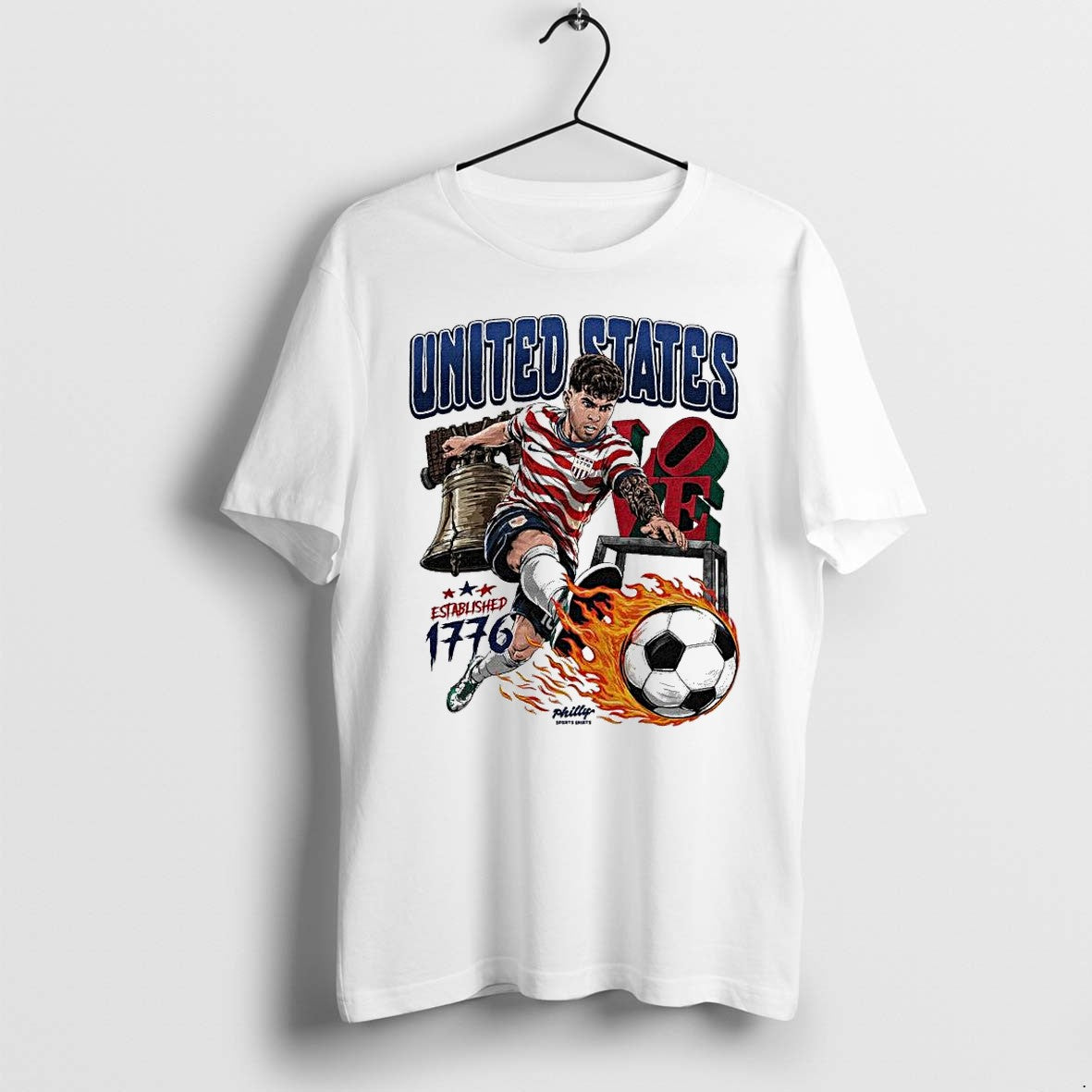 Official United States Philadelphia Soccer Clubest - Adult & Kids T-Shirts, Sweatshirts & Hoodies apparel design preview 1