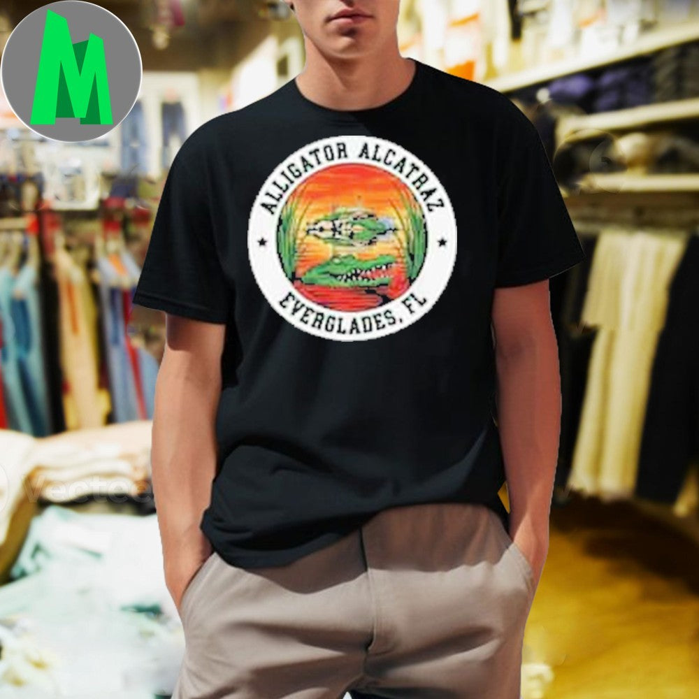 Unleash the Florida Fun with Alligator Alcatraz Funny - Adult & Kids T-Shirts, Sweatshirts & Hoodies apparel design preview 1