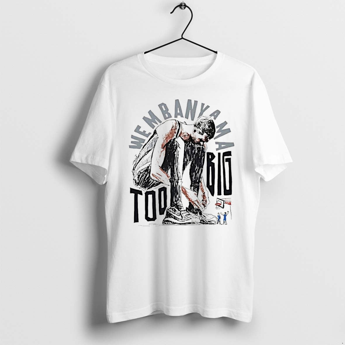 Official Victor Wembanyama San Antonio Spurs - Adult & Kids T-Shirts, Sweatshirts & Hoodies apparel design preview 1