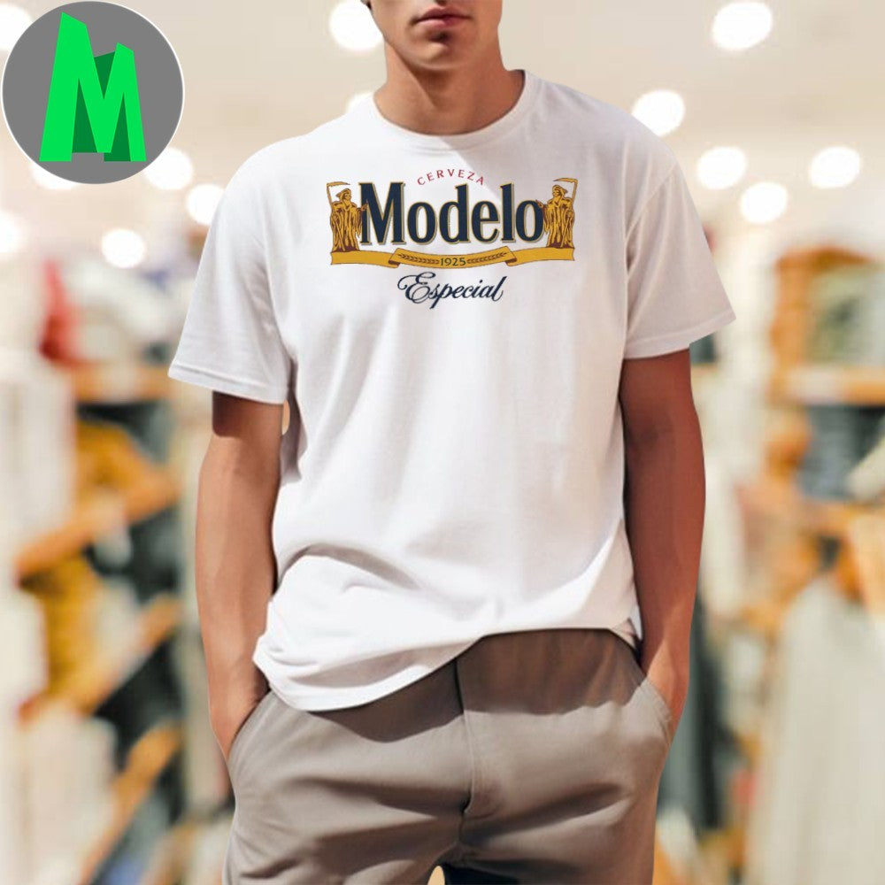 Vintage Cerveza Modelo Especial Beer Logo Mexican - Adult & Kids T-Shirts, Sweatshirts & Hoodies apparel design preview 1