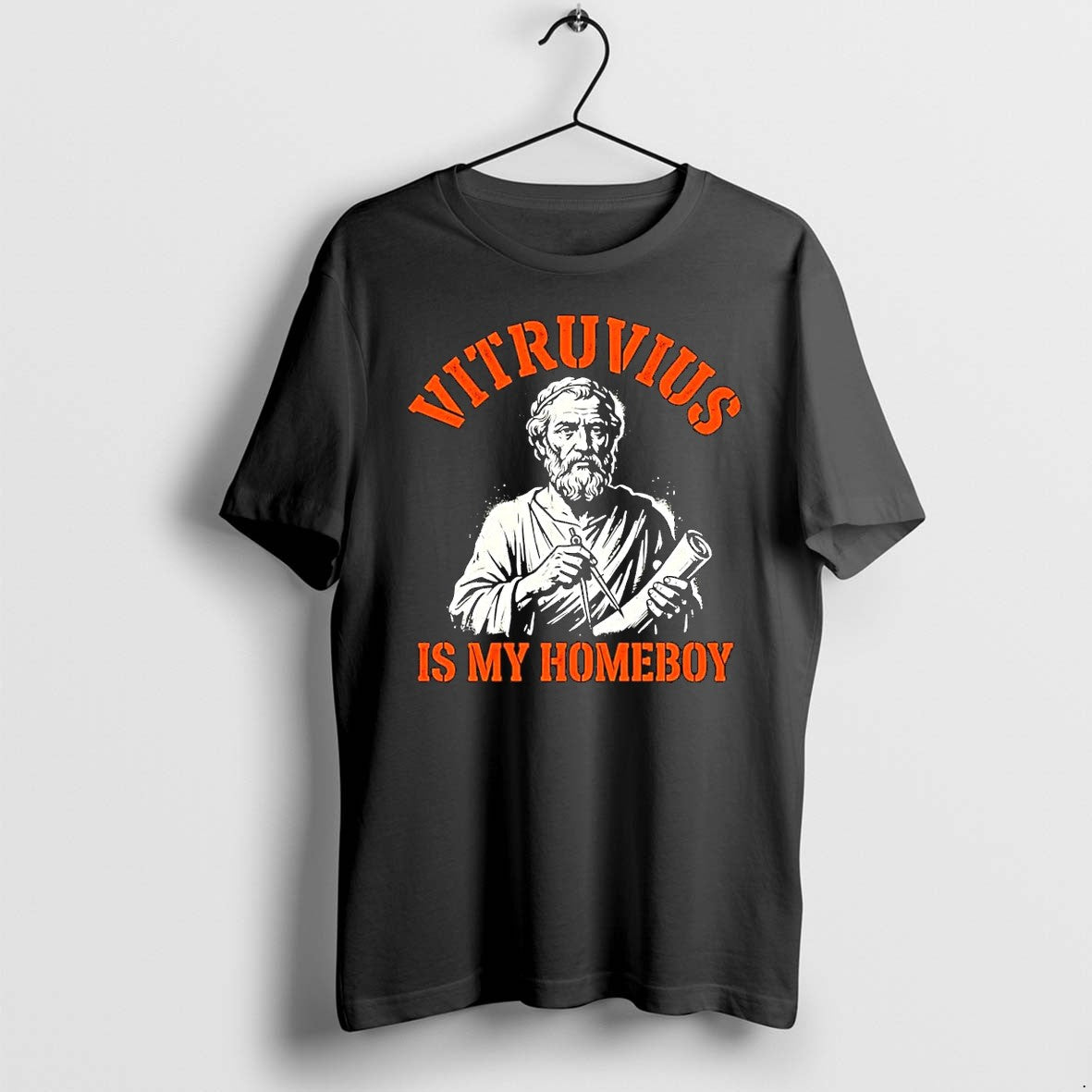 Official Vitruvius Is My Homeboy Ancient Architect - Adult & Kids T-Shirts, Sweatshirts & Hoodies apparel design preview 1