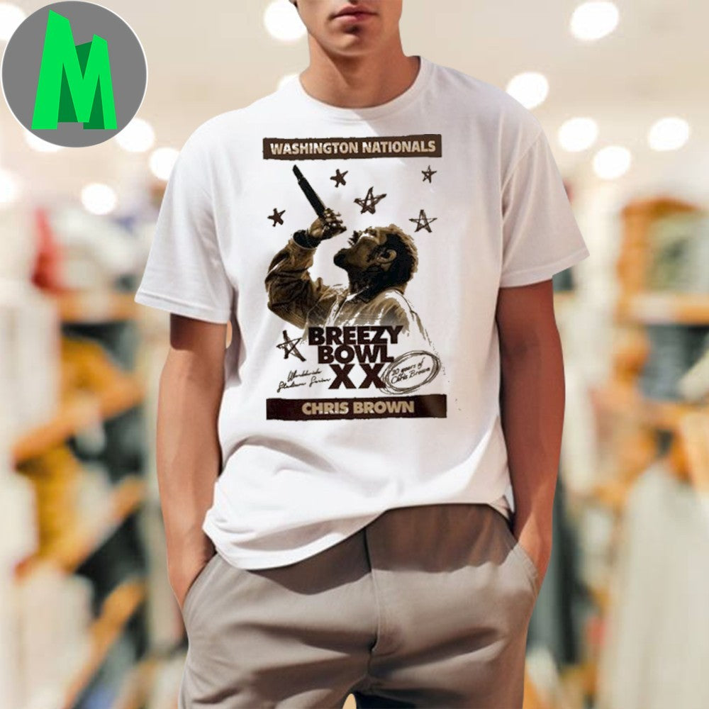 Washington Nationals Chris Brown Breezy Bowl XX - Adult & Kids T-Shirts, Sweatshirts & Hoodies apparel design preview 1