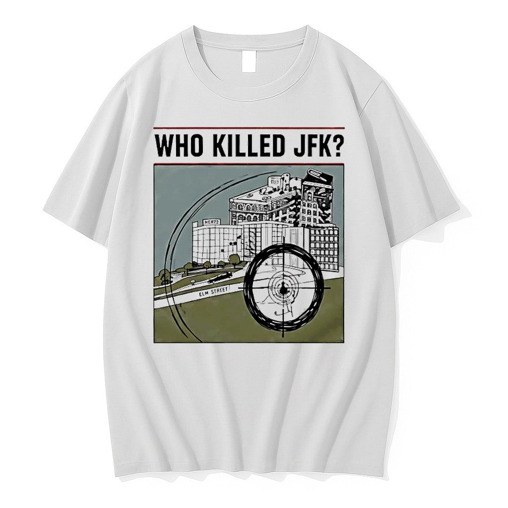 Official Who Killed Jfk Sniper Scope Jpg - Adult & Kids T-Shirts, Sweatshirts & Hoodies apparel design preview 1