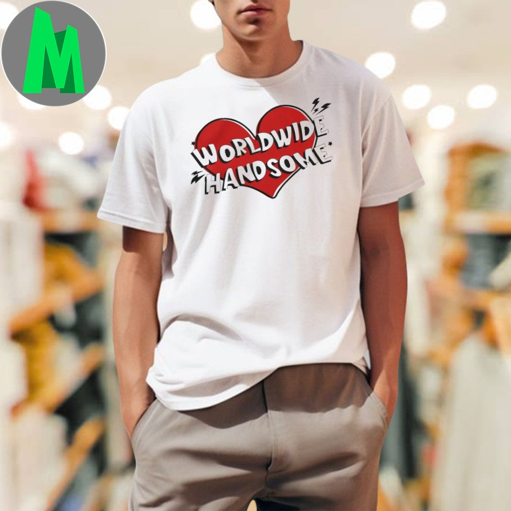 Worldwide Handsome Red Heart - Adult & Kids T-Shirts, Sweatshirts & Hoodies apparel design preview 1