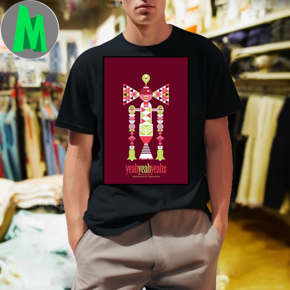 Yeah June 30 2025 Teatro Metropolitan Mexico Poster - Adult & Kids T-Shirts, Sweatshirts & Hoodies apparel design preview 1