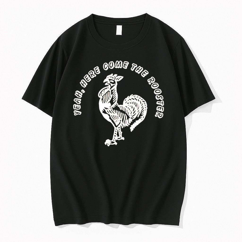 Official Yeah Here Come The Rooster Black Jpg - Adult & Kids T-Shirts, Sweatshirts & Hoodies apparel design preview 1
